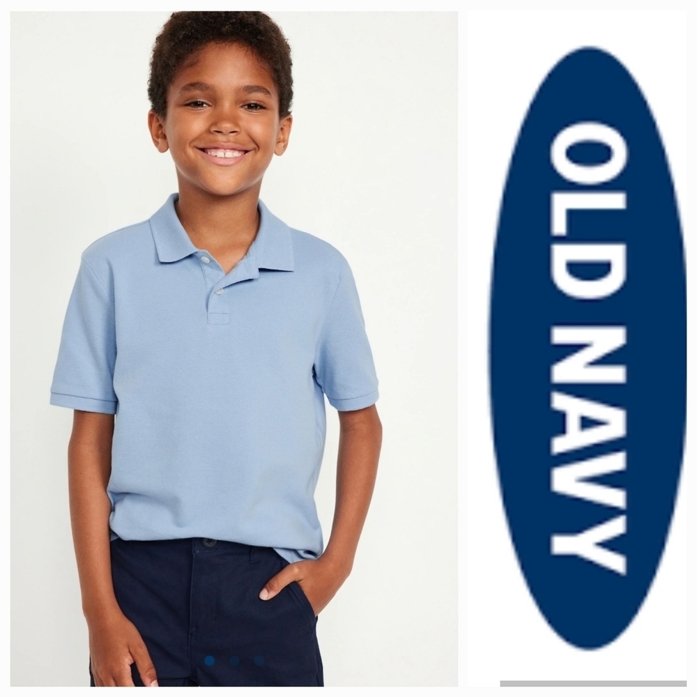 NWT Old Navy School Uniform Classic Pique Polo Shirt XL(14-16)